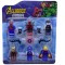 Set Figurine Mini Super eroi Alliance Model BlockHeroes