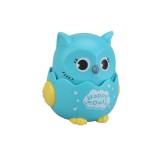 Jucarie Bufnita cu mecanism Press and Go, Turcoaz, 7.5 cm, ATU-086916