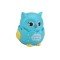 Jucarie Bufnita cu mecanism Press and Go, Turcoaz, 7.5 cm, ATU-086916