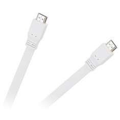 Cablu Hdmi alb plat v1.4 1.8m Cabletech