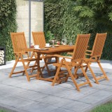 Cumpara ieftin Set mobilier de grădină, 5 piese, lemn masiv de acacia