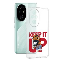 Husa transparenta tpu pentru honor 200 pro, keep it up, ultra-slim, protectie completa foto
