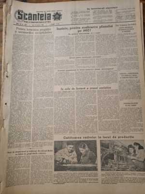 scanteia 10 ianuarie 1952-art. raionul braila,regiunea buzau foto