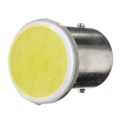 Bec Cireasa 3W Cob BA15S Lumina Galbena 12V ( Tip Vechi Simetric ) 56266Y-12V 310117-13 foto