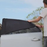 Set Parasolare Auto pentru Geamuri Spate, 2 buc, Plasa Neagra, CMCLASS