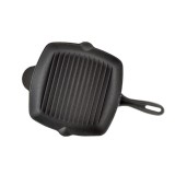 Tigaie Fonta Patrata cu Cioc Perfect Home, 26x26x4.5 cm, Negru, Fara Capac