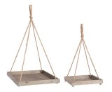 Cumpara ieftin Set 2 suporturi flori Ashley 49x17x8.5 cm, 60x20x8.5 cm