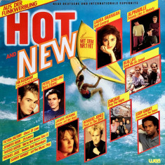 Hot And New (1984, WEA) Disc vinil compilatie synth, disco, rock foto