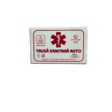 Trusa de prim ajutor auto omologata RAR, cutie plastic alba, DIN 13164