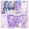 Belize 2 Dollars 2025 P-73 UNC