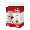 Strap-On Dublu Rosu Silicon Erotica - Dildo Dublu cu Centura Ajustabila - Sex Shop