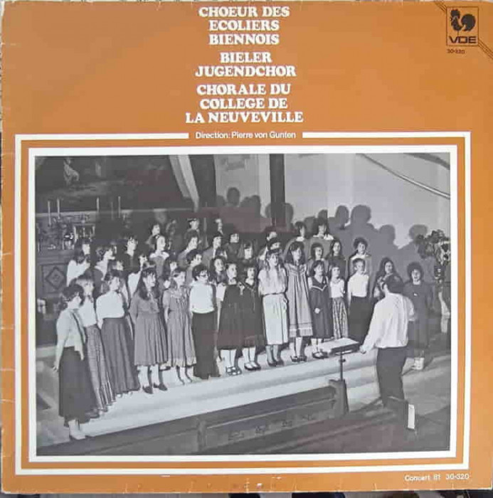 Disc vinil, LP. Concert 81-Choeur des &Eacute;coliers biennois. Bieler Jugendchor, Chorale Du Coll&egrave;ge De La Neuvevill