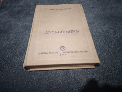 FRIEDRICH ENGELS - ANTI-DUHRING 1952 foto