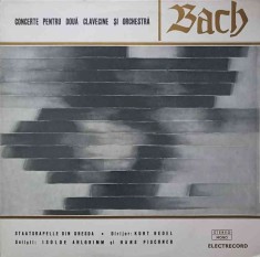 Disc vinil, LP. CONCERTE PENTRU DOUA CLAVECINE SI ORCHESTRA-J.S. BACH-218328