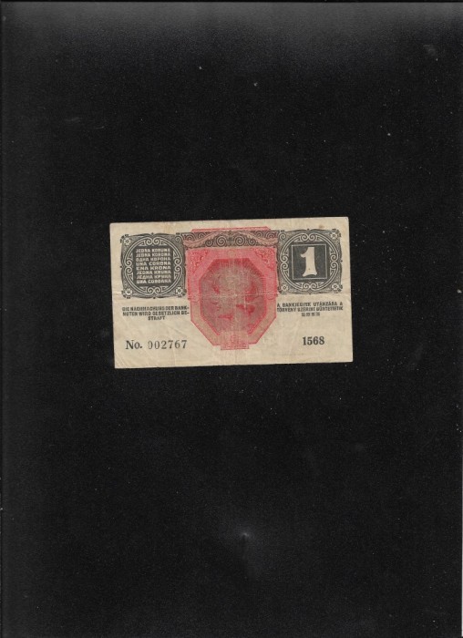 Austria Austro Ungaria 1 krone korona 1916 seria002767