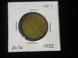 M1 C10 - Moneda foarte veche 116 - Romania - 20 lei 1992