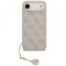 Husa MagSafe pentru Apple iPhone 17 Air, Guess, 4G Charm Cradle, Roz
