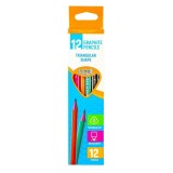 Creion Grafit S-Cool HB Triunghiular Mina 0.2mm, Lemn Rosu Ergonomic