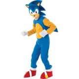 Cumpara ieftin Costum Sonic Ariciul Copii 3-4 Ani (98-104 cm) Salopeta, Masca, Aripi - Licentiat