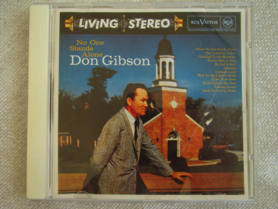 DON GIBSON - No One Stands Alone - C D original ca NOU foto