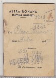 Bnk div Astra Romana - cantina Boldesti - carnetel pentru masa 1937, Romania 1900 - 1950, Documente