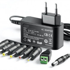 12V-2A ALIMENTATOR 5,5X2,1MM DC + 7 ADAPTOARE PSE50272EU