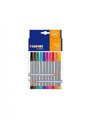 Set de 10 carioci cu doua capete cu varf gros si subtire Playbox foto