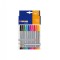 Set de 10 carioci cu doua capete cu varf gros si subtire Playbox