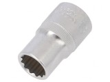 Tubulară 12-puncte 1/2 oțel crom-vanadium 13mm