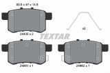 Set placute frana TEXTAR 2443501
