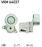SKF VKM 64037 rola intinzator,curea transmisie