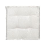 Perna pentru scaun, 40x40 cm, Alb, Bumbac/Poliester, ATU-080224, Oem