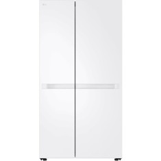 Side by side LG GSBC40SWPE, 664 l, No Frost, Compresor Smart Inventerm LINEARCooling, Smart Diagnosis, Clasa E, H 179 cm, Alb