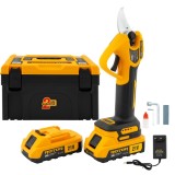 Cumpara ieftin Foarfeca electrica de gradina cu 2 acumulator 3AH, 21V, brushless, 600w, ROTOR RSB21