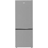 Combina frigorifica Beko B7RCNE566HXB1, 490 l, No Frost, Clasa C, Vacation Mode, Alarma usa, Iluminare LED, Metal Look