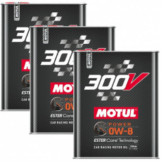 Ulei Motor Motul 300V Power Ester Core® Technology Car Racing Motor Oil 0W-8 2L 110854