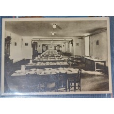 Carte postala - Scoala centrala de fete din Bucuresti: Sala de mancare