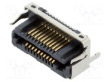 Conector PCB-PCB hermafrodit PIN 20 0,5mm LSHM aurit SMT SAMTEC