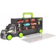 Camion Dickie Toys Carry and Store Transporter cu 4 Masinute si Accesorii foto