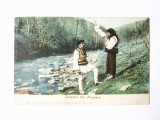 Salutări din Romania,carte poștală circulata 1905