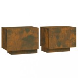 Cumpara ieftin Noptiera, stejar fumuriu, 100x35x40 cm, lemn prelucrat