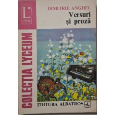 Versuri si proza &ndash; Dimitrie Anghel