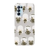 Husa compatibila cu Oppo A52, Viceversa, model The Gang Nier Automata, Silicon, TPU, Transparent, Carcasa