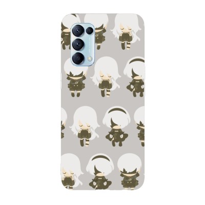Husa compatibila cu Oppo A55, Viceversa, model The Gang Nier Automata, Silicon, TPU foto