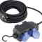 Prelungitor cu 4 prize cablu 5m H07RN-F 3G1,5 230V 16A max. 3500W IP44