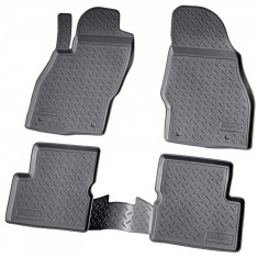 Set de 4 covorase cauciuc 3D stil tavita premium pentru Opel Corsa D, Corsa E, Adam 2006-2019