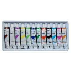 Acuarele tempera 12 culori 9 ml culoare water color