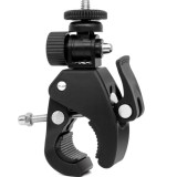 Suport bicicleta GoPro cu prindere pentru ghidon cu surub 1/4, negru, CAL07