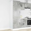 VidaXL Dulap de bucătărie &bdquo;Kalmar&rdquo; Lemn prelucrat gri beton