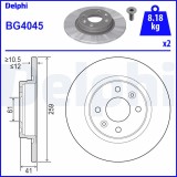 DELPHI BG4045 Disc frana